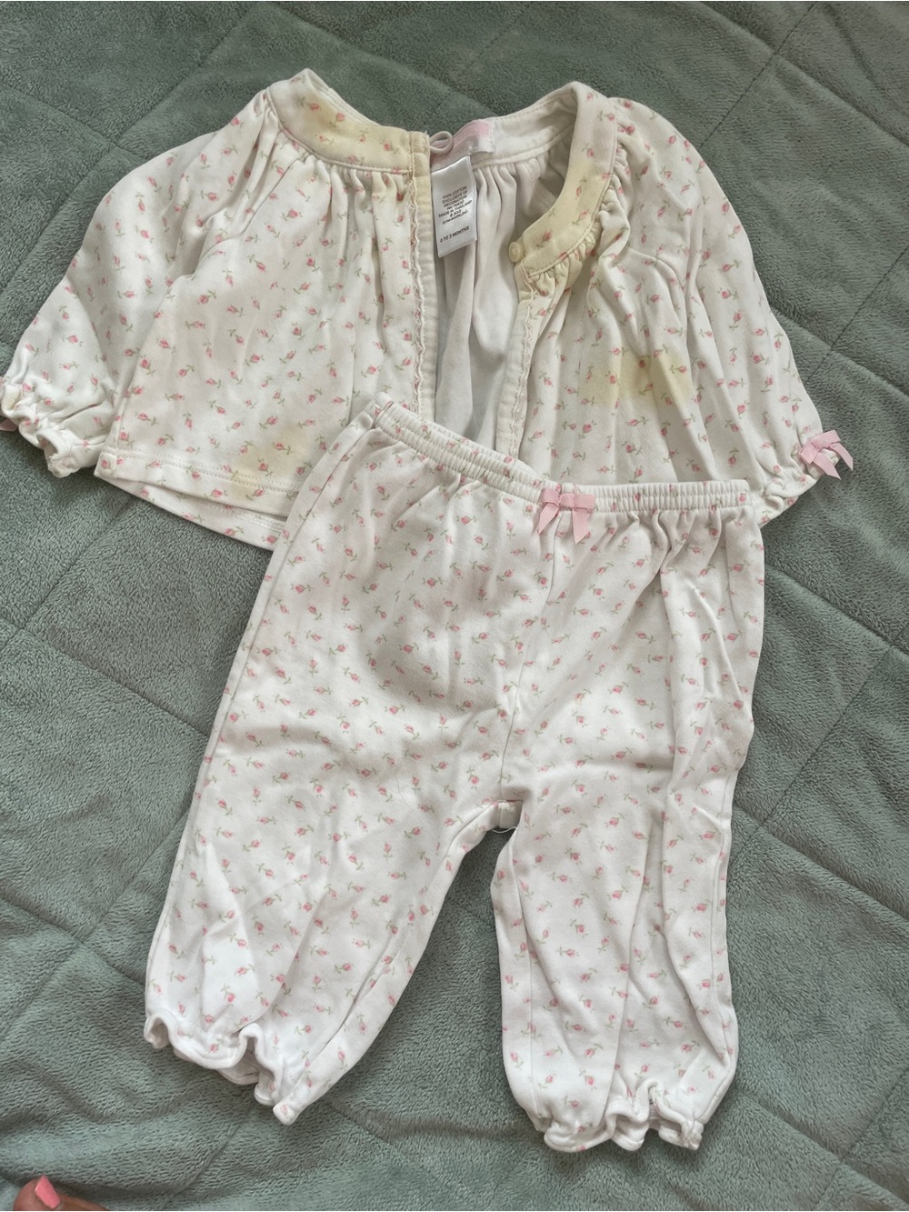 Janie and Jack Two-Piece Floral Set